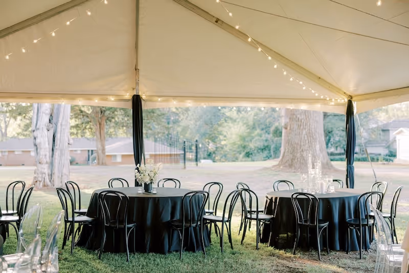 Beautifully styled event space at Oak Place