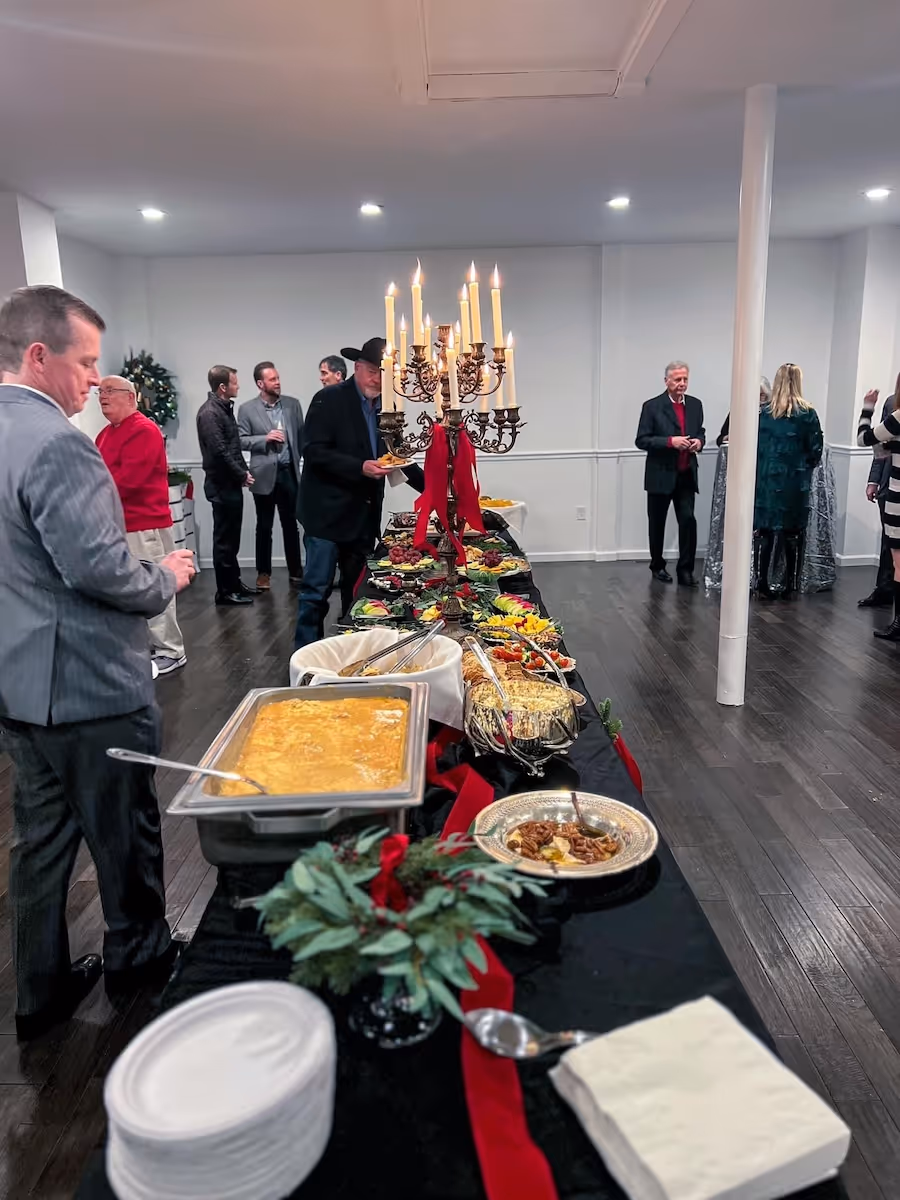 Versatile event space ready for corporate gathering