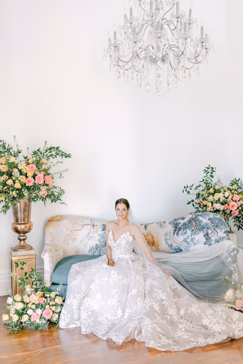 Photography session in the Steele-Fowler House parlor