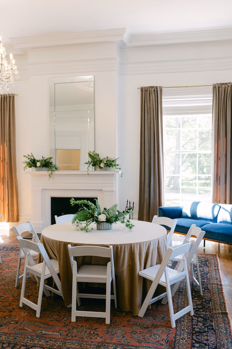 Grand interior of The Venue at Oak Place set for an event