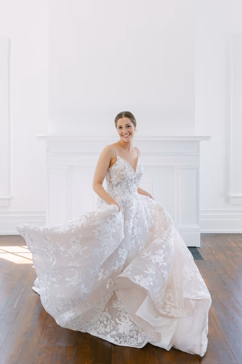 Portrait photography in the grand hallway